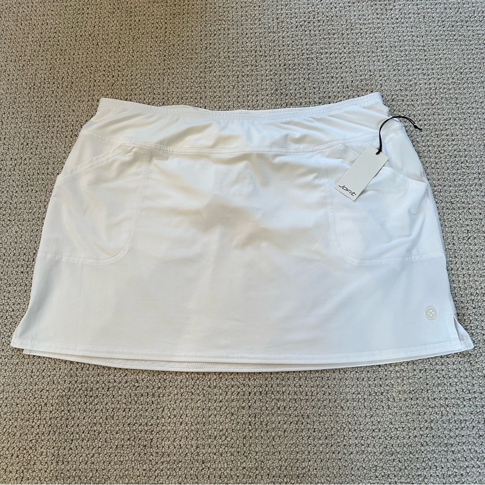 NWT Jofit White Athletic Skort Size XXL